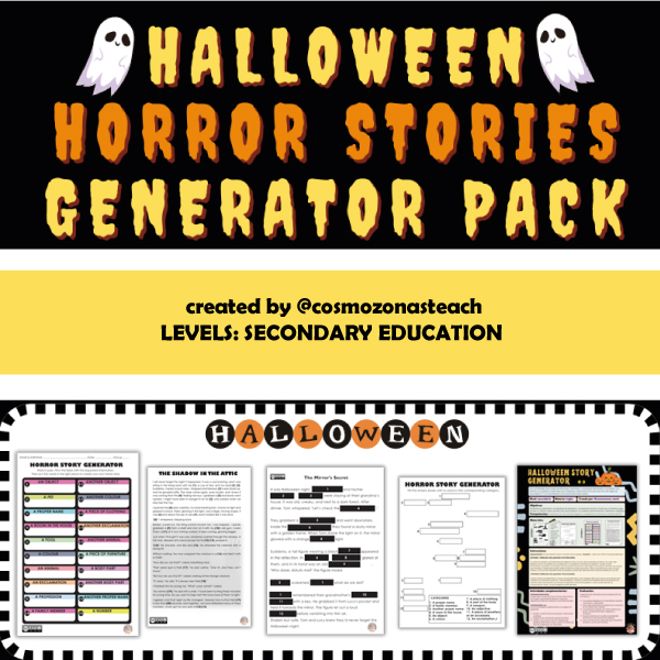 Halloween Horror Stories Generator Pack, portada del material descargable